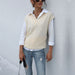 Color-Autumn Winter Casual Top Solid Color Cable Knit Sweater Vest Women-Fancey Boutique