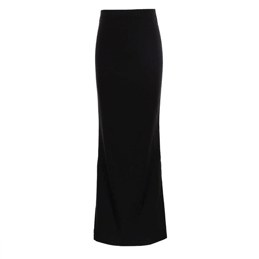 Color-Black-Women Clothing Summer Fashionable Elegant Black Slimming Long Skirt Hip Skirt-Fancey Boutique