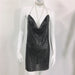 Color-Black-Metallic Coated fabric Women Clothing Metal Sequ Dress Sexy Sweet Spicy Dress Rhinestone Cami Dress Women-Fancey Boutique