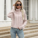 Color-Autumn Women Wear Solid Color Twist Long Sleeve High Collar Bottoming Sweater-Fancey Boutique