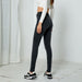 Color-Jeans Women Black Stretch Washed Slim Women Ankle Tied Pants Jeans-Fancey Boutique