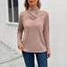 Color-Autumn Women Clothing Long Sleeve Turtleneck Sweater-Fancey Boutique