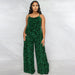 Color-Jumpsuit Summer Leopard Print Strap Casual Jumpsuit Women-Fancey Boutique