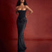 Color-Autumn Winter Women Clothing Tube Top Sexy Backless Slim Fit Evening Dress Dress Women-Fancey Boutique