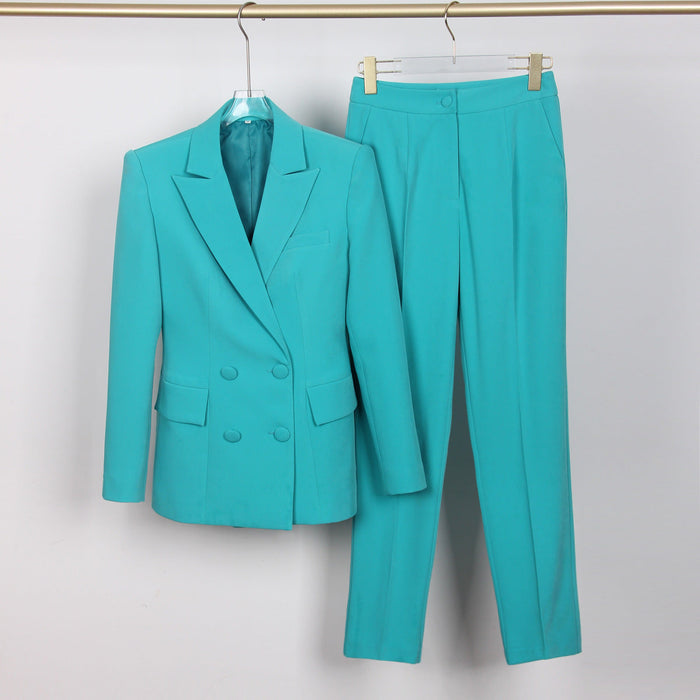 Color-High Quality Casual Office Business Women plus Bra Pants Blazer Suit Set-Fancey Boutique