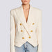 Color-Pale Yellow-Women Spring Autumn Waist Slimming Women Blazer Jackets Popular Classic Small Blazer-Fancey Boutique