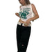 Color-Women Summer Sleeveless Portrait Printing Short Casual round Neck Slim Fit Shaped Vest-Fancey Boutique
