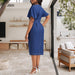 Color-Sexy Women Wear Stitching Denim Dress-Fancey Boutique