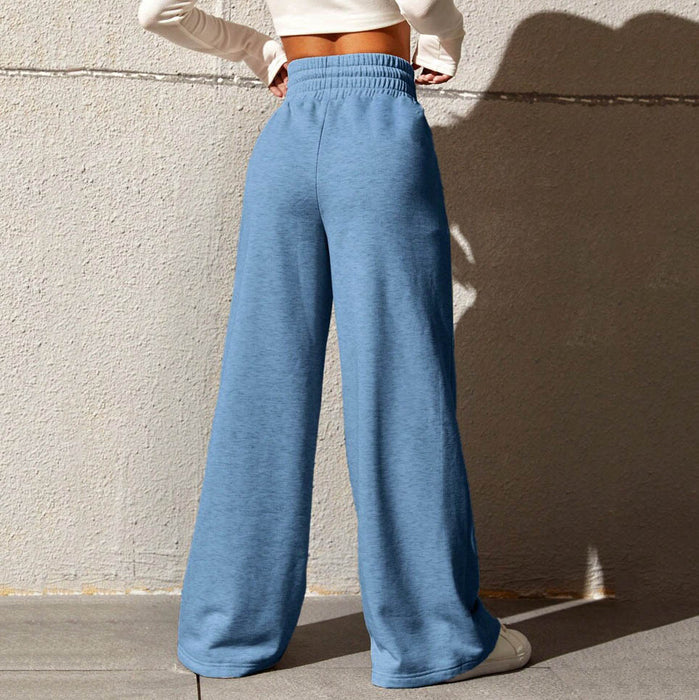 Color-Fall Sports Pants Women Straight Loose Sweatpants Tide Brand Wide Leg Pants Outdoor Dance Casual Trousers-Fancey Boutique