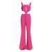 Color-Niche Design Socialite Set Spring Autumn Sneaky Design Sexy Suit Bell Bottom Pants Three Piece Set-Fancey Boutique