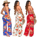 Color-Women Clothing Spring Summer Beach Vacation Lace-up Sexy Hollow Out Cutout Jumpsuit-Fancey Boutique
