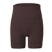 Color-Coffee Shorts-Seamless Sports Fitness Yoga Wear Shark Knitted Suit Pressure Line Exercise Women-Fancey Boutique