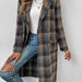 Color-Fall Winter Casual Women Clothing Trendy Single Breasted Plaid Wool Coat-Fancey Boutique