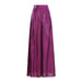 Color-Purple Thin Satin Dress Autumn Large Long Leg High Waist Wide Leg Pants Women-Fancey Boutique