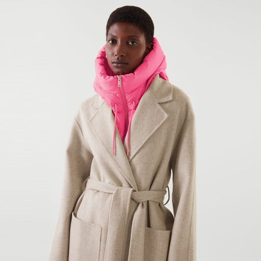 Color-Autumn Winter Women Clothing All Match Clothes Accessories Hooded Detachable Collar Vest-Fancey Boutique