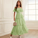 Color-Maxi Dress High Waist off Neck Slim Elegant Dress-Fancey Boutique