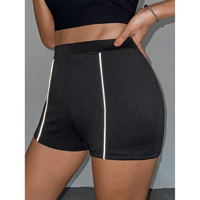 Color-Women High Waist Hip Lifting Belly Contracting Black Leggings-Fancey Boutique