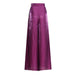 Color-Purple Thin Satin Dress Autumn Large Long Leg High Waist Wide Leg Pants Women-Fancey Boutique