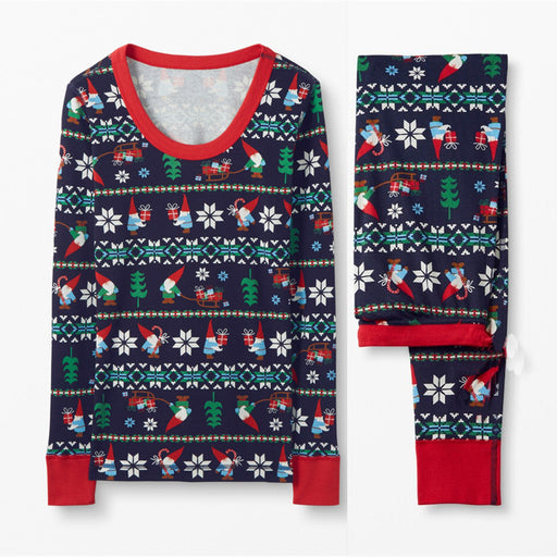 Color-Multi-4-Homewear Suit Pajamas Women Can Christmas Elk Long Sleeve Trousers Suit Christmas-Fancey Boutique