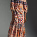 Color-Summer Retro Floral Print Off Shoulder Loose Pockets Dress Women-Fancey Boutique