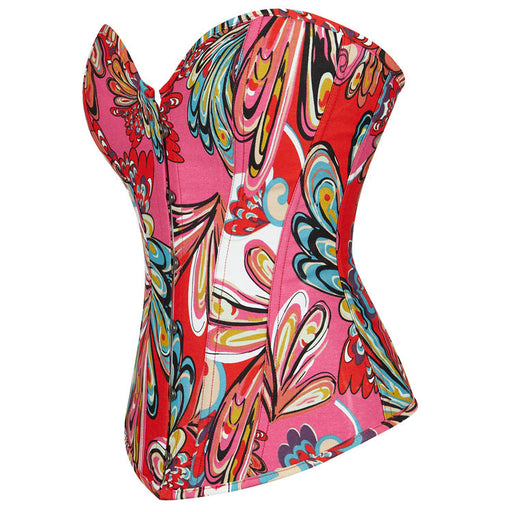 Color-Women Painted Court Body Shaping Tunic-Fancey Boutique