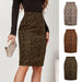 Color-Autumn Winter Smiley Face Leopard Suede Skirt Women Sexy High Waist Printed Midi Skirt Women Clothing-Fancey Boutique