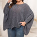Color-plus Size Women Tops Women Clothes Autumn Winter Loose Woven Shirt Idle Pullover-Fancey Boutique