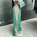 Color-Women Clothing Autumn Winter Street Color Contrast Loose Sweatpants Casual Trousers-Fancey Boutique