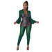 Color-Green-Sexy Mesh Sequin Jumpsuit-Fancey Boutique
