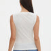 Color-Mesh Stitching Women Clothing Sexy Slim Top Sexy Inner Vest round Neck Bottoming Shirt-Fancey Boutique