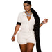 Color-White-Women Clothing Autumn Internet Celebrity Women Classic Romper-Fancey Boutique