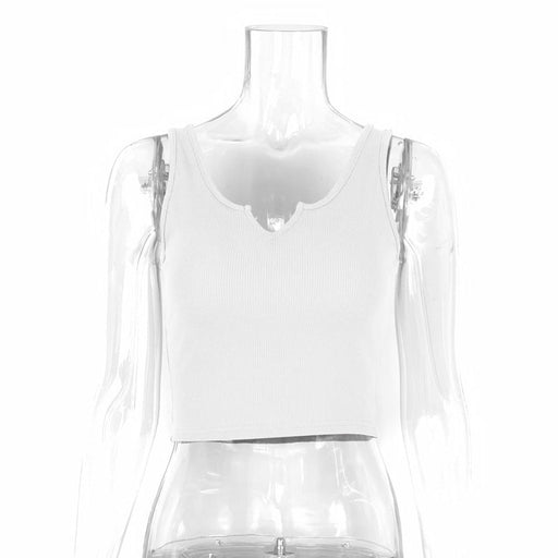 Color-White-Autumn Women Clothing tagram Mesh Red Sexy Personalized Slim Fit Inner Wear Cropped Camisole-Fancey Boutique