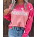 Color-Sweater Women Autumn Winter Leopard Print Loose Sweater round Neck Top Women Animal Print-Fancey Boutique