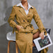 Color-Women Clothing Spring Autumn Thin Niche Celebrity Trench Coat for Women-Fancey Boutique