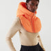 Color-Orange-Autumn Winter Women Clothing All Match Clothes Accessories Hooded Detachable Collar Vest-Fancey Boutique