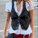 Color-Slim Denim Vest For Women-Fancey Boutique
