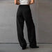 Color-Black Office High Waist Slim Fit Slimming Straight Pants Summer Trousers Women-Fancey Boutique