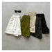 Color-Dark Grey-High Waist Casual Shorts Summer Niche Chic Elastic Waist A line Outerwear Wide Leg Pants-Fancey Boutique