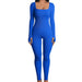 Color-Blue-Women Clothing Jumpsuit Autumn Winter Thread Square Collar Hip Raise Slim Fit Sexy Jumpsuit-Fancey Boutique