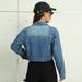 Color-Denim Jacket Women Denim Jacket Jacket-Fancey Boutique