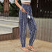 Color-Summer Women Wear Ethnic Print Pants-Fancey Boutique