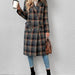 Color-Fall Winter Casual Women Clothing Trendy Single Breasted Plaid Wool Coat-Fancey Boutique