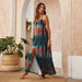 Color-Multi-Summer Strap Dress Sexy V-neck Printed Dress-Fancey Boutique