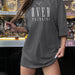 Color-Casual Gray Loose Printed T Shirt Simple Round Neck Short Sleeve Women Top-Fancey Boutique
