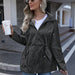 Color-Gray-Clothing Cinched Hoodie Breathable Mesh Outdoor Mountaineering Rain-Proof Coat-Fancey Boutique