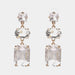 Color-One Size-Geometrical Shape Glass Dangle Earrings-Fancey Boutique