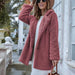 Color-Long Sleeve Teddy Coat with Pockets-Fancey Boutique