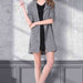 Color-Plus Size Heathered Open Front Trench Coat-Fancey Boutique