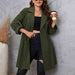 Color-1XL-Plus Size Lapel Collar Roll-Tab Sleeve Trench Coat-Fancey Boutique