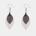 Color-One Size-Leaf Shape Dangle Earrings-Fancey Boutique